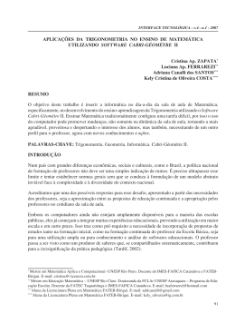 APLICA&Ccedil;&Otilde;ES DA TRIGONOMETRIA NO ENSINO DE MATEM&Aacute;TICA