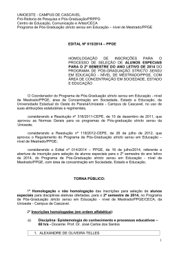 UNIOESTE - CAMPUS DE CASCAVEL