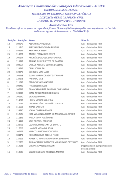 resultado oficial da prova de capacidade física ordem