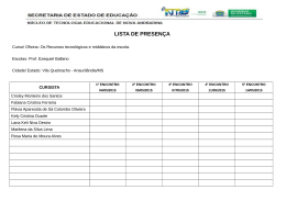 lista de presen&ccedil;a