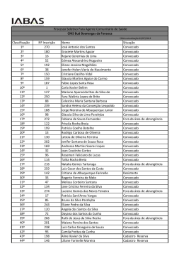 Resultado Final &ndash; CMS Bu&aacute; Boanerges