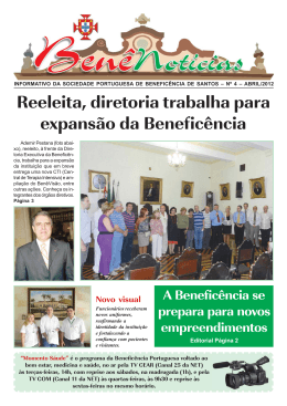 Boletim nº04 - Sociedade Portuguesa de Beneficencia de Santos
