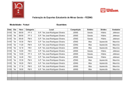 Escala Futsal 31.05 a 04.06 Guanhãesm