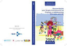 Recomendações para Terapia Antirretroviral em Crianças