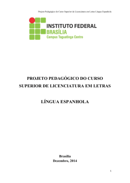 LÍNGUA ESPANHOLA