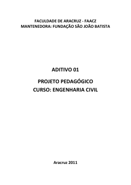 aditivo 01 projeto pedagógico curso: engenharia civil