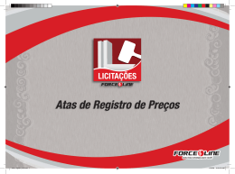 Atas de Registro de Preços