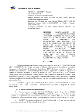 2686/2013 - Portal do Tribunal de Contas da Uni&atilde;o