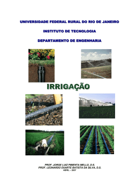 cap&iacute;tulo iv sistemas de irriga&ccedil;&atilde;o