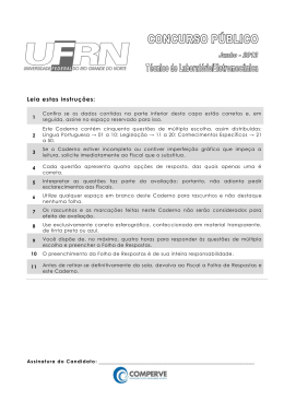 224 T&Eacute;C. DE LAB. / ELETROMEC&Acirc;NICA - Comperve