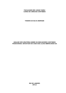 Estudo de Caso Lojas Americanas