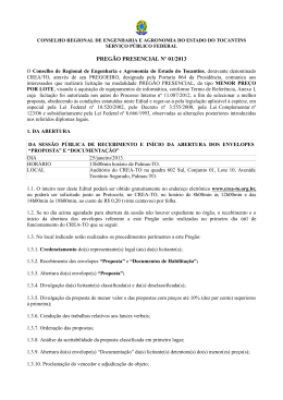 preg&atilde;o presencial n&ordm; 01/2013 - equipamentos de inform&aacute;tica