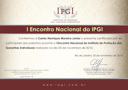 Carlos Henrique Moreira Junior - IPGI