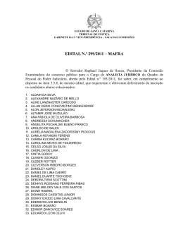 Edital 299/11 - Tribunal de Justiça de Santa Catarina