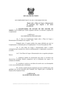 Lei Comp. n&ordm; 419, de 31/03/2010 - Assembleia Legislativa do Rio