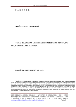 JOS&Eacute; AUGUSTO DELGADO - Alian&ccedil;a de Controle do Tabagismo
