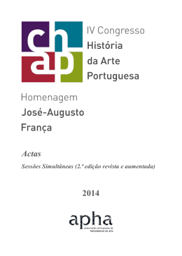 Actas do IV Congresso de História da Arte Portuguesa