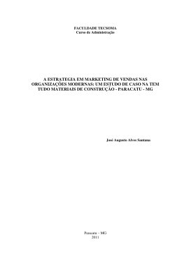 a estrategia em marketing de vendas