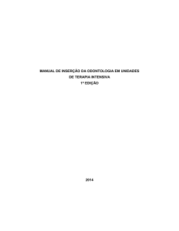 An&aacute;lise Qualitativa de Inser&ccedil;&atilde;o da Odontologia