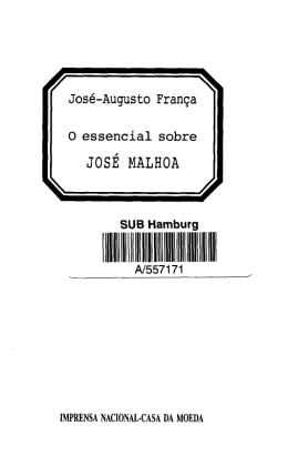 José-Augusto França O essencial sobre JOSÉ MALHOA