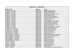 primeira licenciatura