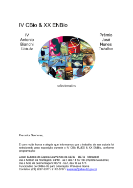 IV CBio & XX ENBio - CRBio-02