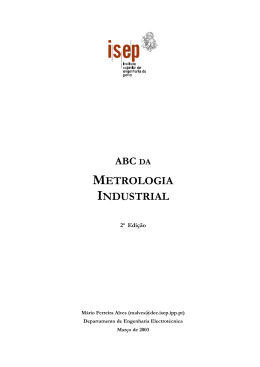 ABC da Metrologia Industrial