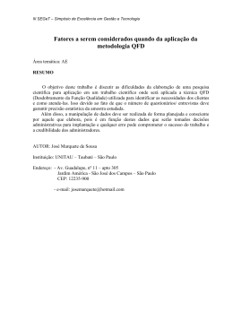 Fatores a serem considerados quando da aplica&ccedil;&atilde;o da