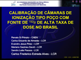 DETERMINA&Ccedil;&Atilde;O DA DOSE ABSORVIDA PARA