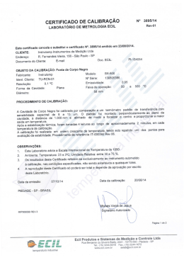 certificado de calibração n° 3895114