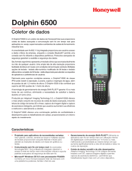 Dolphin 6500 - Honeywell Scanning and Mobility