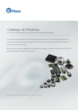 Catálogo de Produtos - iC-BR