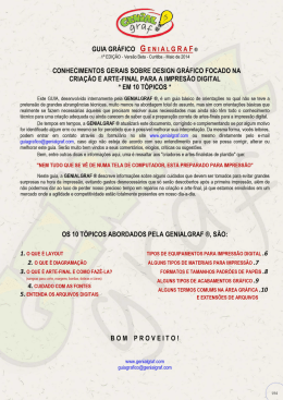 f" :&Iacute; coNHEcIMENTos GERAIS soBRE DESIGN