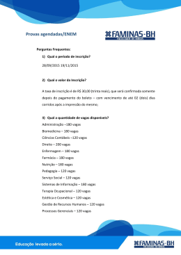 Perguntas Frequentes