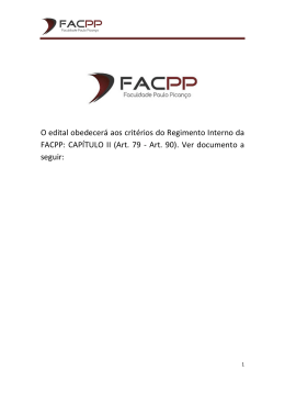 Edital Atual