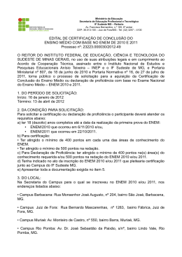 EDITAL DE CERTIFICA&Ccedil;&Atilde;O DE CONCLUS&Atilde;O DO ENSINO M&Eacute;DIO