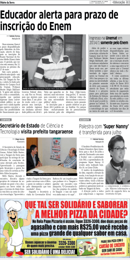 Educador alerta para prazo de inscrição do Enem