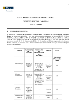 FACULDADE DE ECONOMIA E FINAN&Ccedil;AS IBMEC