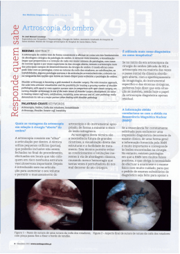 Revista Medicina Desportiva - Entrevista Dr. José Manuel Lourenço