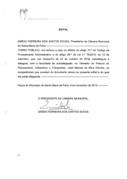 Vereador José Manuel Oliveira
