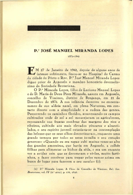 P.e JOSÉ MANUEL MIRANDA LOPES