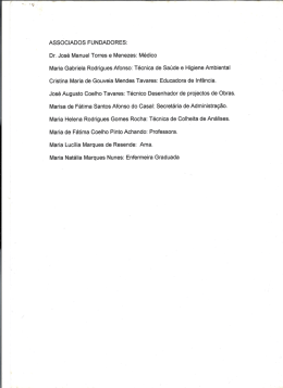 ASSOCIADOS F UNDADORES: Dr. Jose Manuel Torres e Menezes