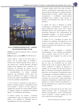 TURISMO RESIDENCIAL &ndash; MODOS DE ESTAR NOUTRO