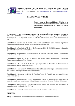Delibera&ccedil;&atilde;o 14612 - Certid&atilde;o de Regularidade 2013 para