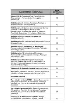 Veja aqui os equipamentos dispon&iacute;veis nos laborat&oacute;rios