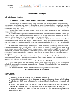 PROPOSTA DE REDA&Ccedil;&Atilde;O Leia o texto com a