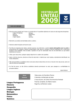 Prova demais cursos