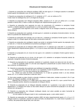 PROJEC&Ccedil;AO DE FIGURAS PLANAS