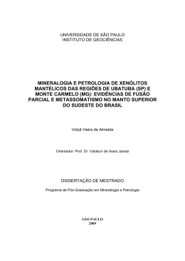 (sp) e monte carmelo (mg)