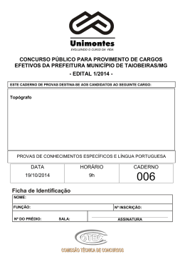 edital 1/2014